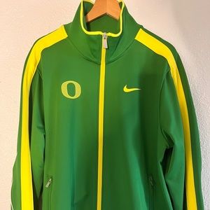 Oregon Ducks Nike Green Team Issue Full Zip Jacket
